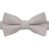 Desert Taupe Plain Twill Pre-Tied Bow Tie for Boys