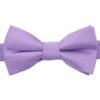 Lilac Plain Twill Pre-Tied Bow Tie for Boys
