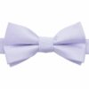 Pastel Lilac Plain Twill Pre-Tied Bow Tie for Boys