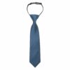 Blue Nights Plain Twill Elasticated Tie For Boys