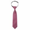 Grape Plain Twill Elasticated Tie For Boys