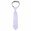 Pastel Lilac Plain Twill Elasticated Tie For Boys