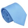 Cornflower Blue Plain Twill Regular Tie for Boys