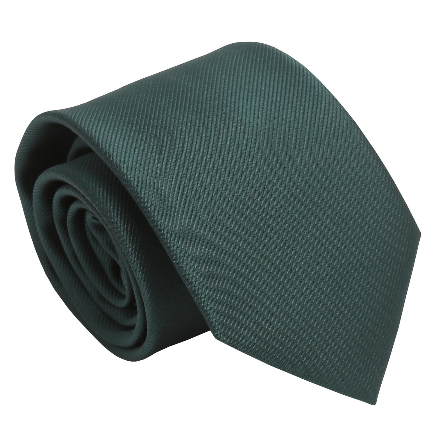 Dark Green Plain Twill Regular Tie for Boys Dark Green Plain Twill Regular Tie for Boys