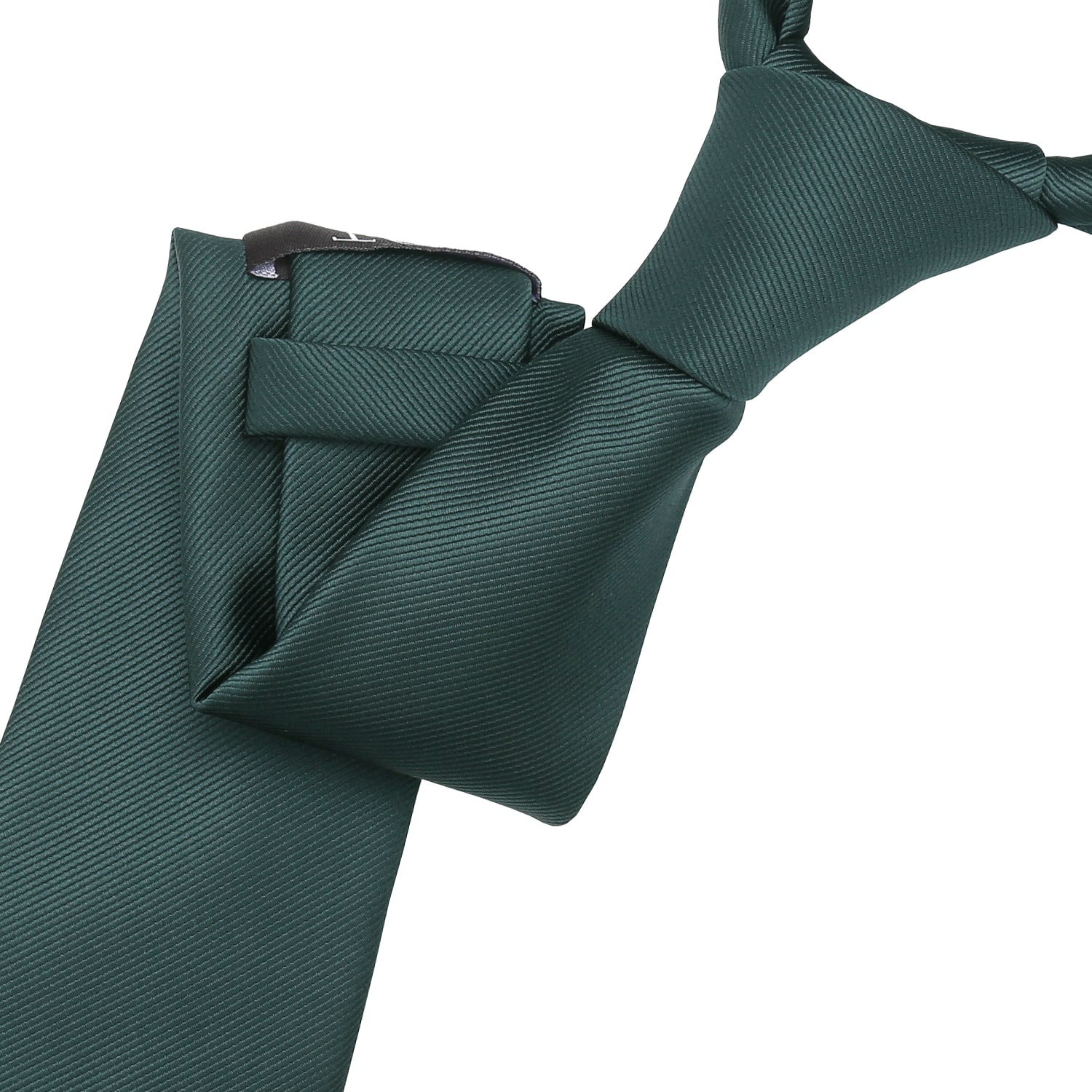 Dark Green Plain Twill Regular Tie for Boys Dark Green Plain Twill Regular Tie for Boys