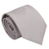 Desert Taupe Plain Twill Regular Tie for Boys