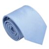 Dusty Blue Plain Twill Regular Tie for Boys