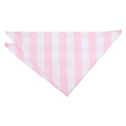 Baby Pink and White Classic Stripe Pocket Square