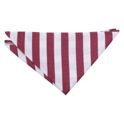 Burgundy and White Classic Stripe Pocket Square Burgundy and White Classic Stripe Pocket Square