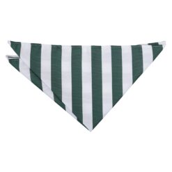 Emerald Green and White Classic Stripe Pocket Square Emerald Green and White Classic Stripe Pocket Square