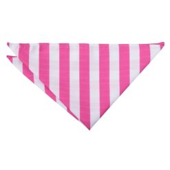 Hot Pink and White Classic Stripe Pocket Square Hot Pink and White Classic Stripe Pocket Square
