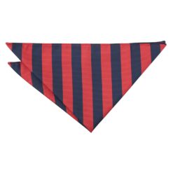 Navy Blue and Red Classic Stripe Pocket Square Navy Blue and Red Classic Stripe Pocket Square
