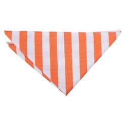 Orange and White Classic Stripe Pocket Square Orange and White Classic Stripe Pocket Square