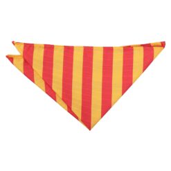 Red and Yellow Classic Stripe Pocket Square Red and Yellow Classic Stripe Pocket Square