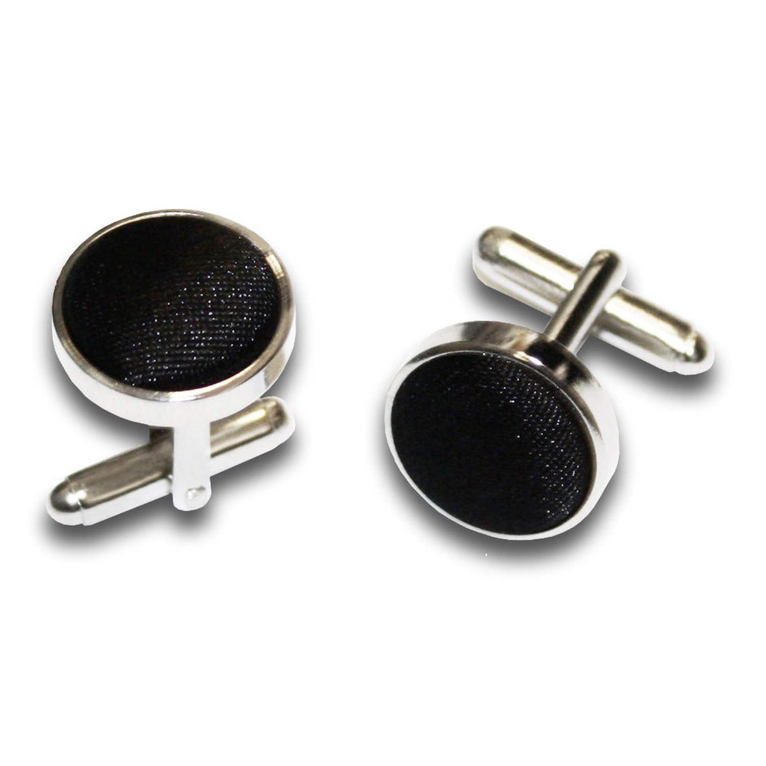 black cufflinks shirts