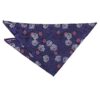 Purple Floral Rose Pocket Square
