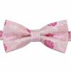 Pink Floral Rose Pre-Tied Bow Tie