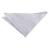 Grey and Black Geometric Pin Dot Pocket Square