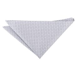 Grey and Black Geometric Pin Dot Pocket Square Grey and Black Geometric Pin Dot Pocket Square