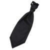 Black Greek Key Pre-Tied Wedding Cravat