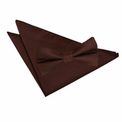 Burgundy Greek Key Bow Tie and Pocket Square Set Burgundy Greek Key Bow Tie and Pocket Square Set