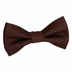Burgundy Greek Key Pre-Tied Bow Tie for Boys Burgundy Greek Key Pre-Tied Bow Tie for Boys