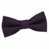 Black Greek Key Pre-Tied Bow Tie for Boys