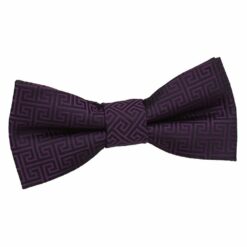 Black Greek Key Pre-Tied Bow Tie for Boys Black Greek Key Pre-Tied Bow Tie for Boys