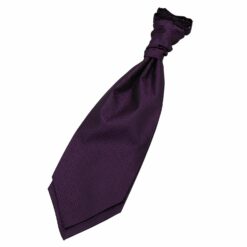 Formal Pre-Tied Adjustable Classic Cravat Cadburys Purple Wedding Prom 