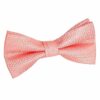 Coral Greek Key Pre-Tied Bow Tie