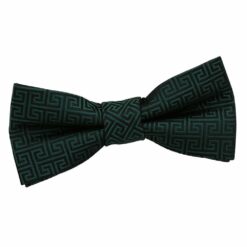 Black Greek Key Pre-Tied Bow Tie for Boys Black Greek Key Pre-Tied Bow Tie for Boys