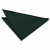 Dark Green Greek Key  Pocket Square