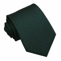 Dark Green Greek Key Tie Dark Green Greek Key Tie