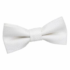 Black Greek Key Pre-Tied Bow Tie for Boys Black Greek Key Pre-Tied Bow Tie for Boys