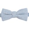 Light Blue Herringbone Pre-Tied Bow Tie