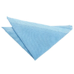 Baby Blue Knitted Pocket Square