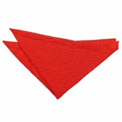 Red Knitted  Pocket Square Red Knitted  Pocket Square