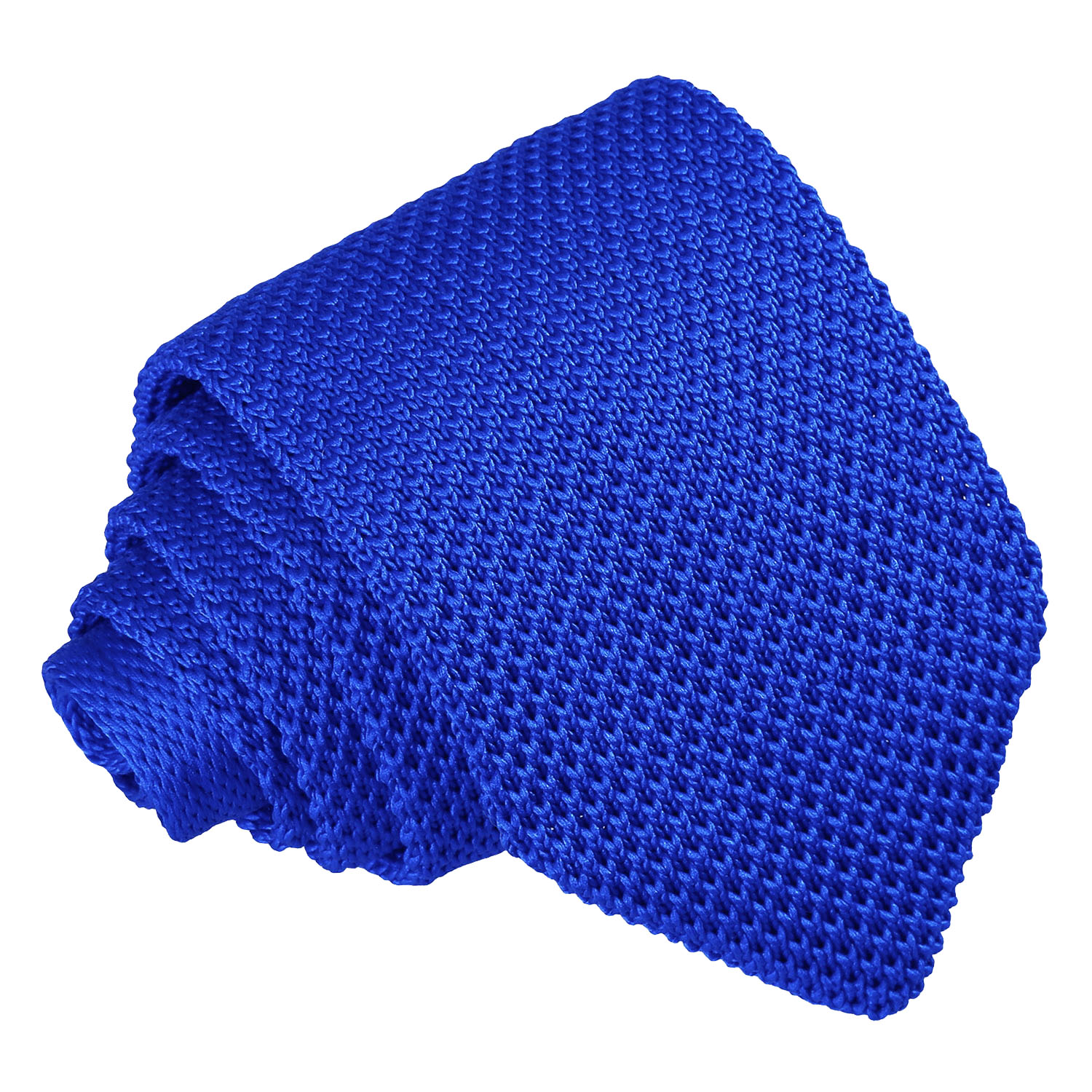 Royal Blue Slim Knitted Tie