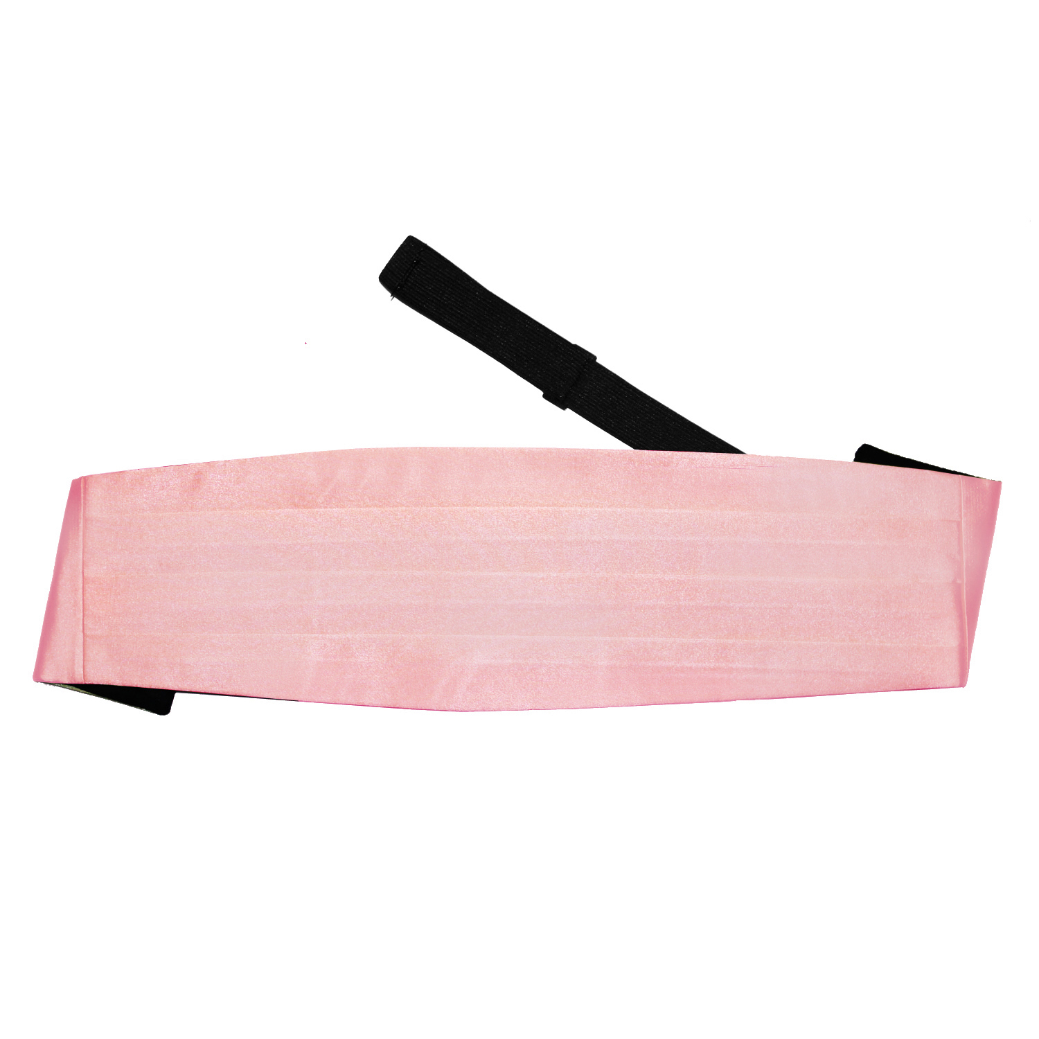 Men's Plain Baby Pink Satin Cummerbund