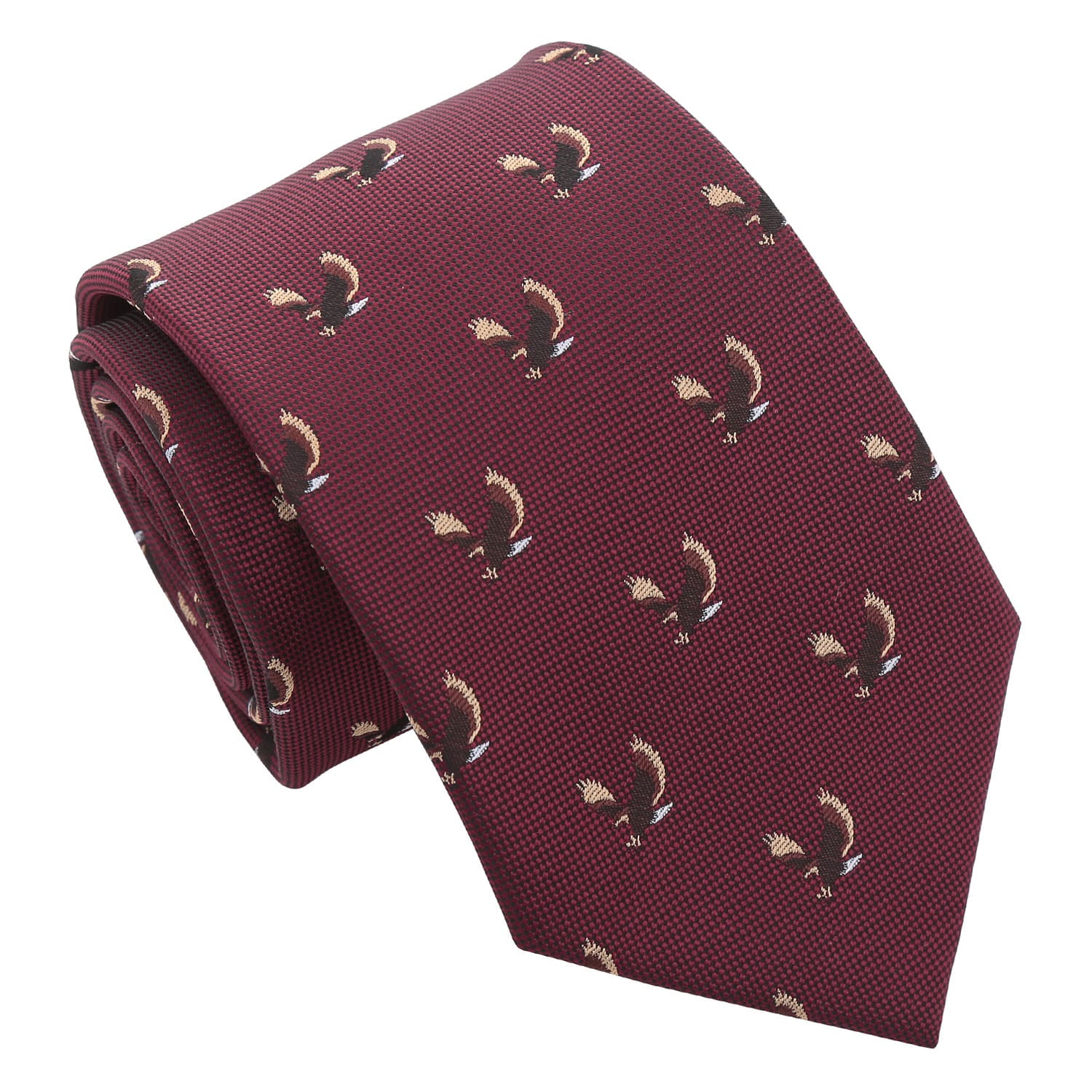 Burgundy Golden Eagle Tie