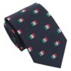 Navy Blue Italian Flag Tie