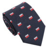 Navy Blue Polish Flag Tie