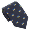 Navy Blue Ukrainian Flag Tie