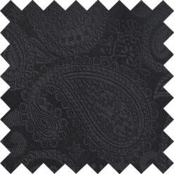 Black Paisley Bohemian Swatch Black Paisley Bohemian Swatch