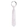Silver and Pink Paisley Bohemian Elasticated Tie for Boys