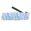White and Blue Paisley Bohemian Cummerbund