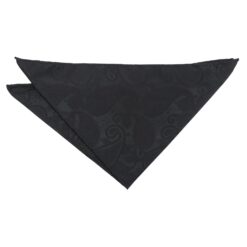 Black Paisley Bohemian Pocket Square Black Paisley Bohemian Pocket Square