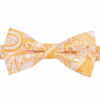 Apricot Paisley Bohemian Pre-Tied Bow Tie
