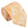 Apricot Paisley Bohemian Tie