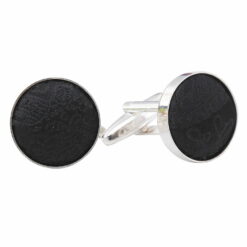 Black Paisley Bohemian Cufflinks Black Paisley Bohemian Cufflinks